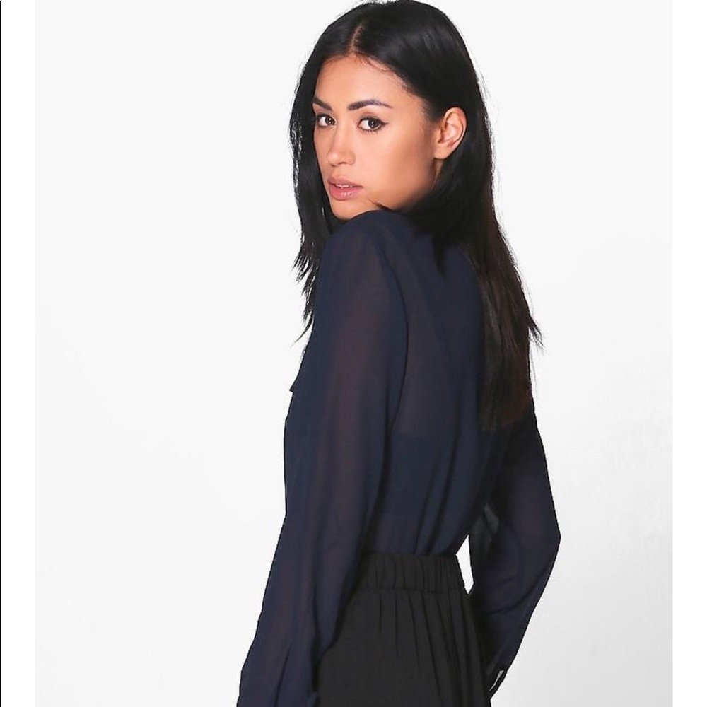 Nicole Lace Sleeve Woven Shirt